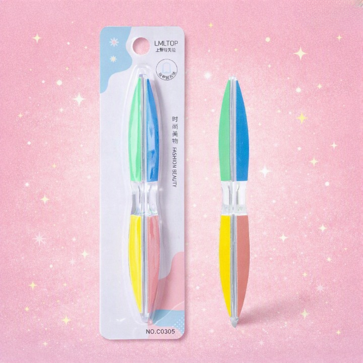 LMLTOP 4-Way Beauty Manicure Nail File & Polishing Buffer – Professional Nail Shaper & Shine Buffer thumbnail 3