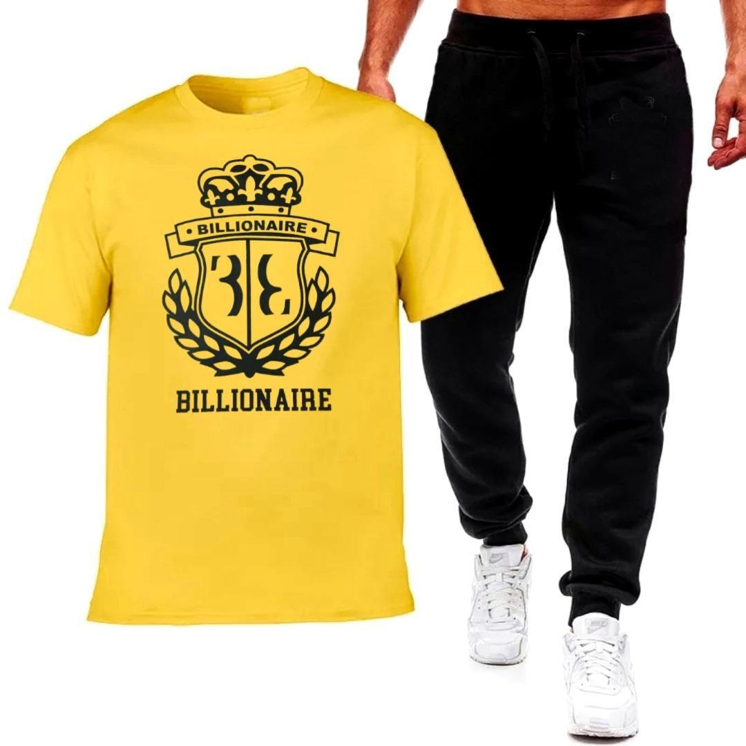 Premium Micro Men’s Tracksuit Billionaire Print – Comfortable Sportswear | Gym & Workout Suit