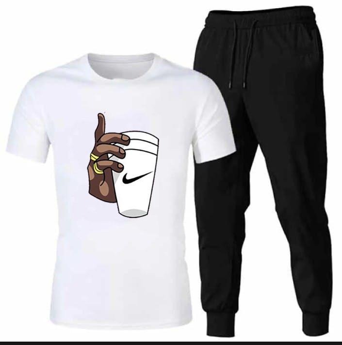 Premium Micro Men’s Tracksuit Cup Hand Print – Comfortable Sportswear | Gym & Workout Suit