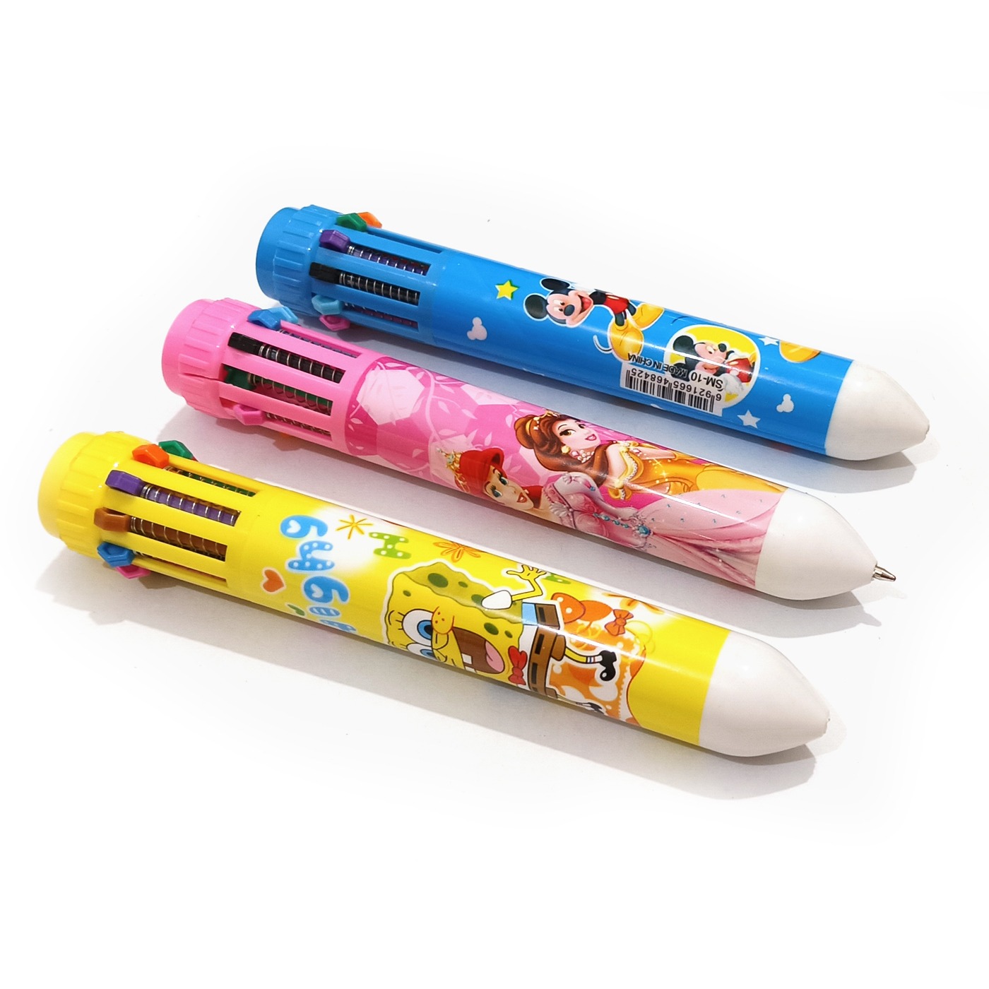 Multicolor 10 In 1 Cartoon Character Ballpoint Pen Random Colour Beautiful Attracted Colors Gift Item For Kids Great Writing Experience Office Use thumbnail 2
