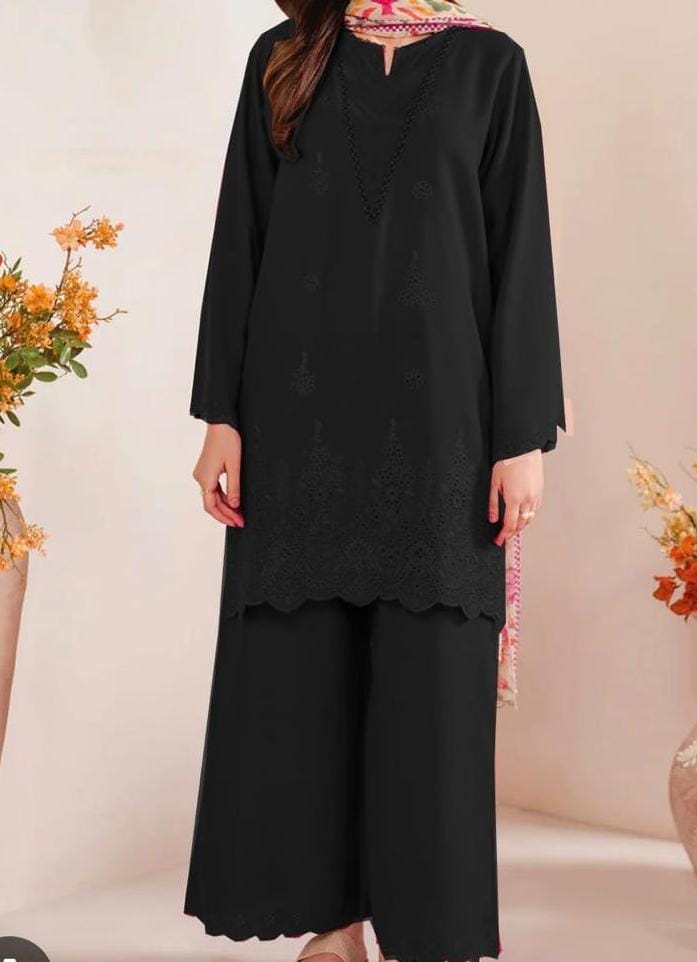 Sapphire Airjet Lawn 3 Piece Embroidered Suit With Printed Diamond Dupatta Premium Unstitched Dress Collection - Buy Online in Pakistan at Zenbu Store (Image 13)