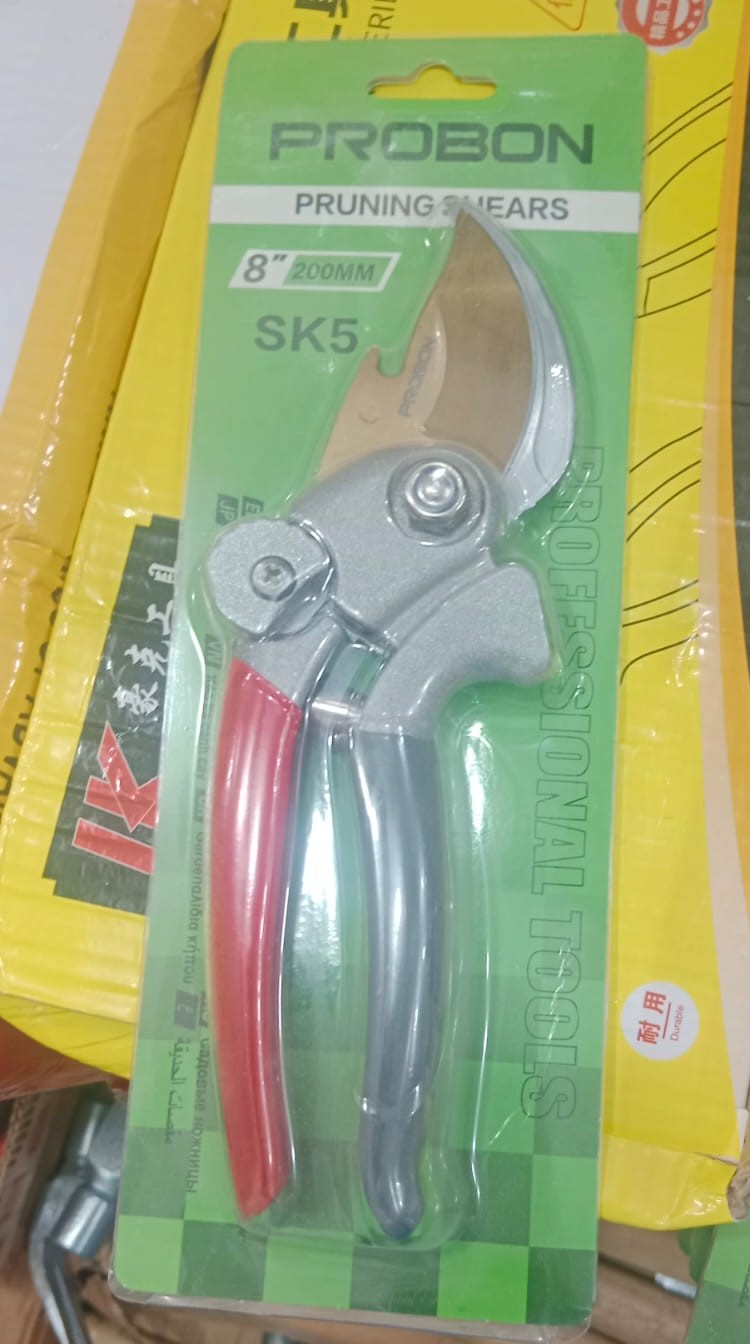 Probon Professional Tools 8 Inch (200mm) SK5 Pruning Shears - Tool Product Designed For Gardening And Daily Pruning Routine thumbnail 3
