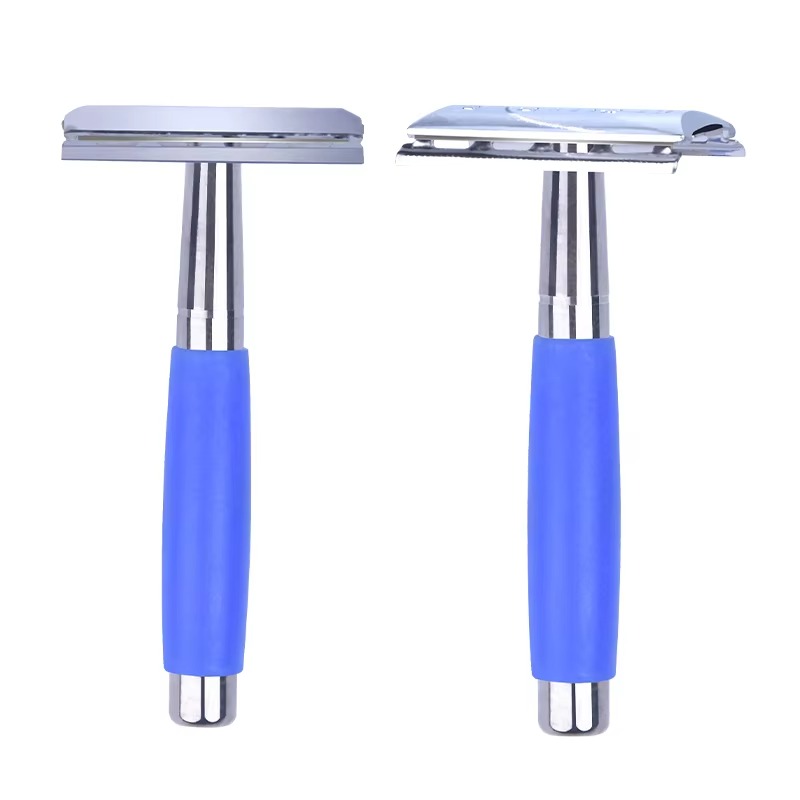 ALSHABAB Double Edge Safety Razor Eco-Friendly Reusable Men'S Morning Grooming Shaving Carbon Steel Blades Personal Care thumbnail 2