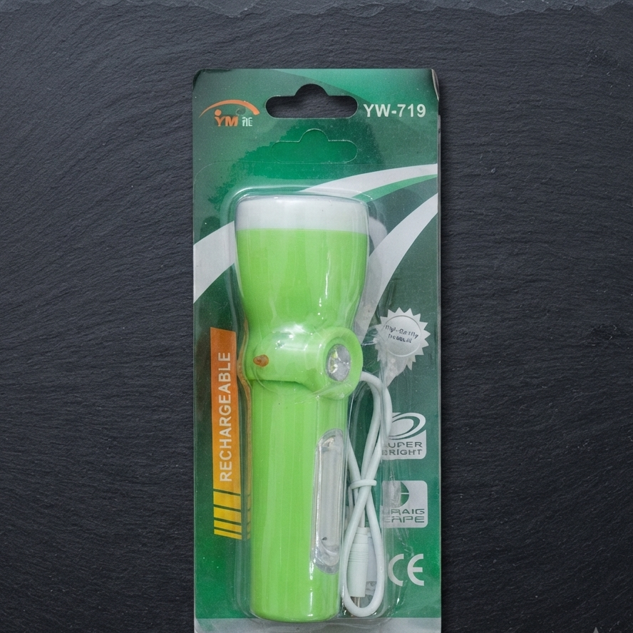 Yuewang YW-719 Rechargeable LED - Lighting Product Designed For Illumination And Daily Lighting Routine (Random Color)