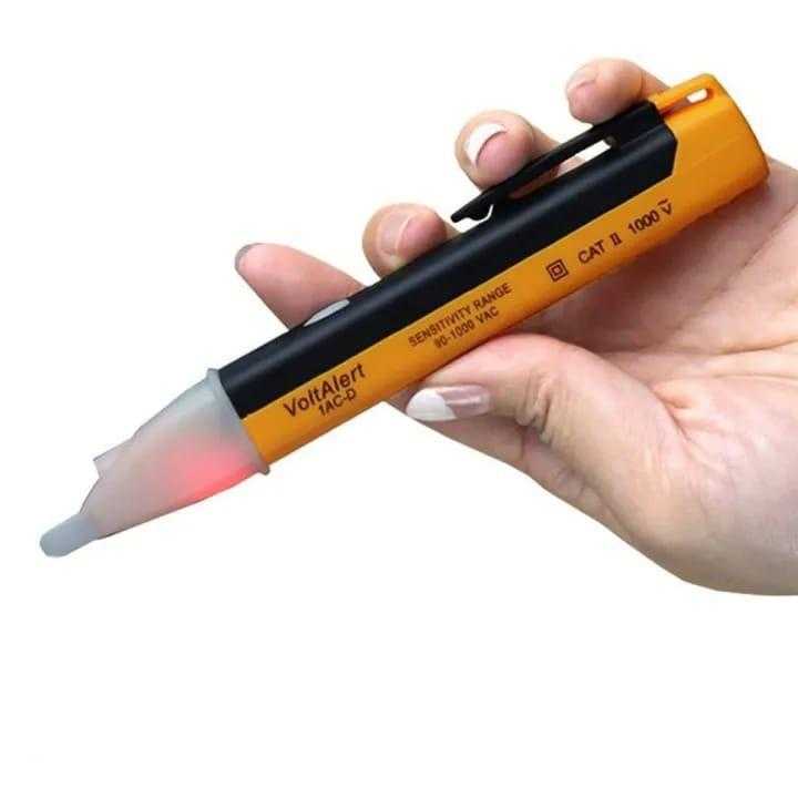 Electric Digital Voltage Tester Pen With LED Indicator And Beep Alert – Portable Household Tool view 4