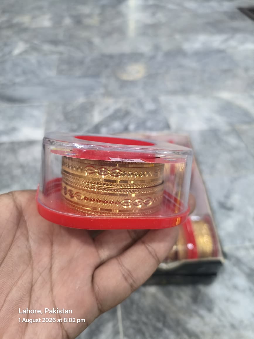 Royal Mughal Filigree Gold Plated Bangles for Women – Set of 2 Bangles Only | Traditional Bridal & Party Wear Jewelry view 5