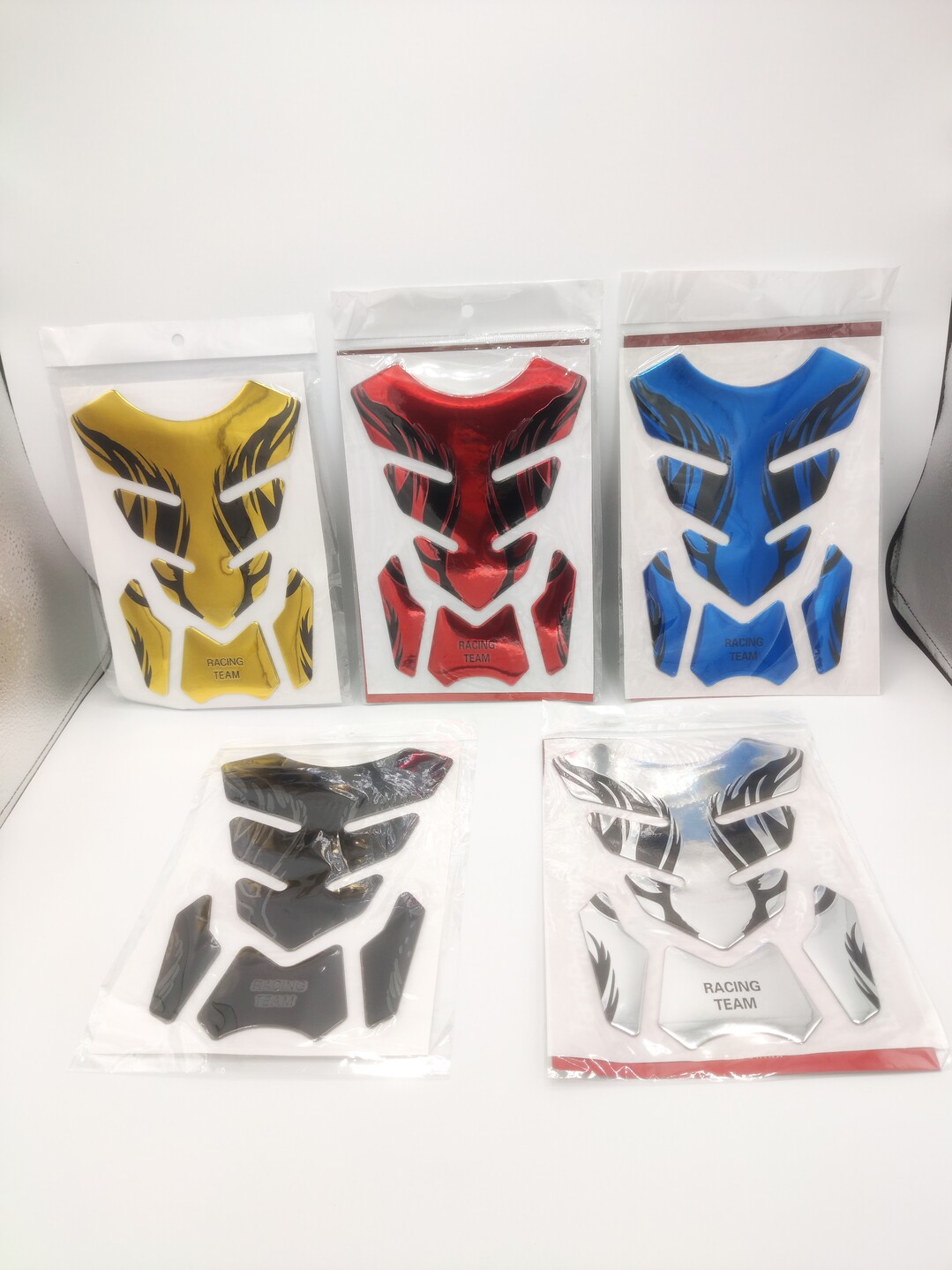 Universal 3D Motorcycle Tank Protection Sticker view 3