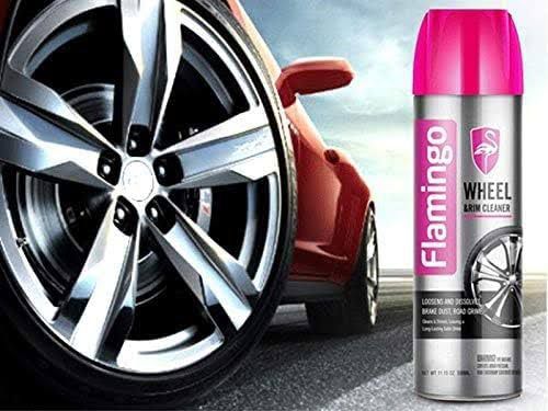 Flamingo Wheel & Rim Cleaner F014 500ml – Powerful Brake Dust & Road Grime Remover for Car Alloy Wheels, Rims & Automotive Cleaning view 4