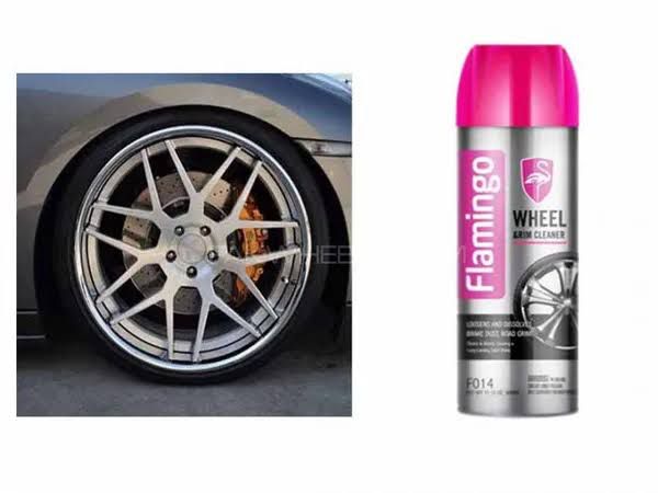 Flamingo Wheel & Rim Cleaner F014 500ml – Powerful Brake Dust & Road Grime Remover for Car Alloy Wheels, Rims & Automotive Cleaning view 3