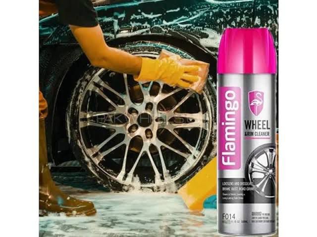 Flamingo Wheel & Rim Cleaner F014 500ml – Powerful Brake Dust & Road Grime Remover for Car Alloy Wheels, Rims & Automotive Cleaning view 2
