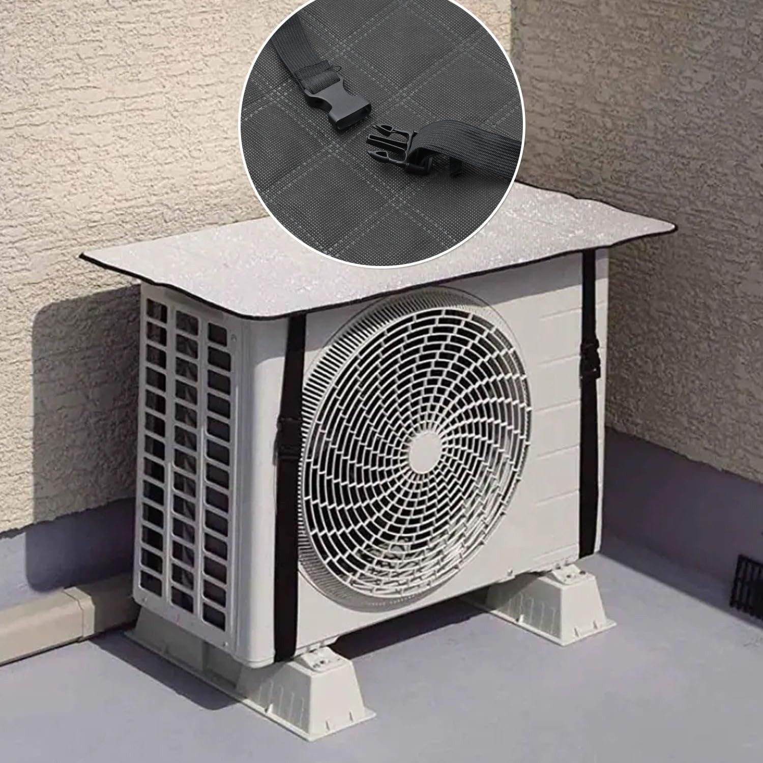AC Outdoor Unit Protection Cover Durable Waterproof Dust Proof UV Resistant Lightweight Easy To Install Practical Choice For Home And Office