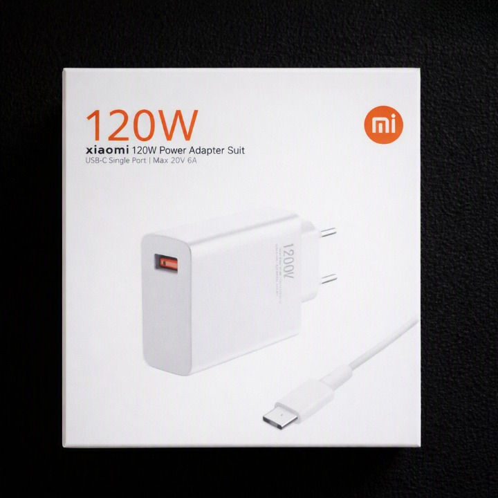 Xiaomi Mi 120W Fast Charger with USB Type-C Turbo Charging Cable view 2