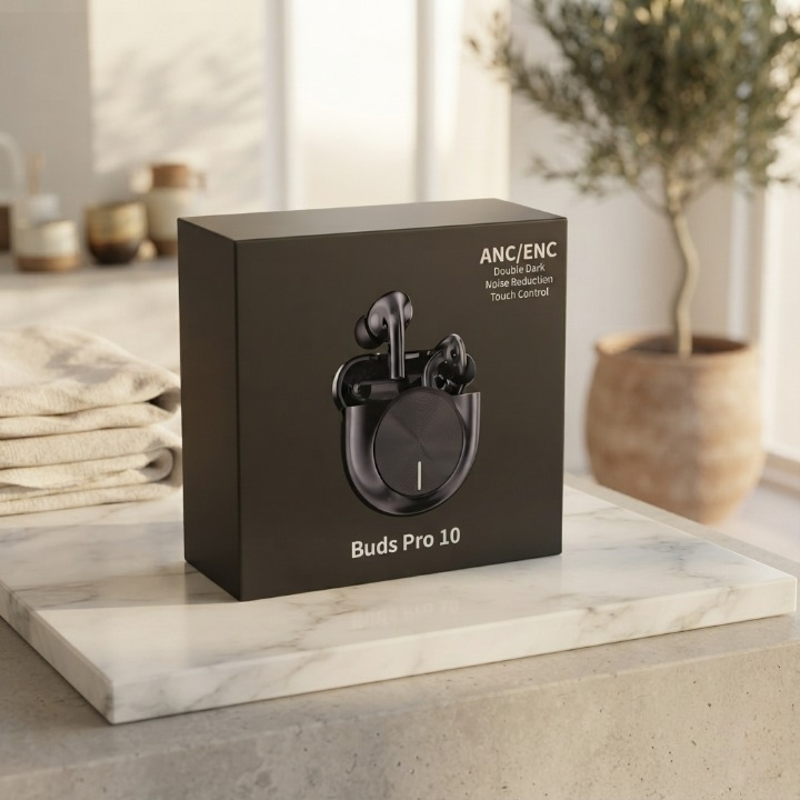 Buds Pro 10 Wireless Earbuds With ANC ENC Touch Controls Durable Reliable Hi Fi Stereo Sound Practical Choice For Music Calls Gaming And Travel view 4