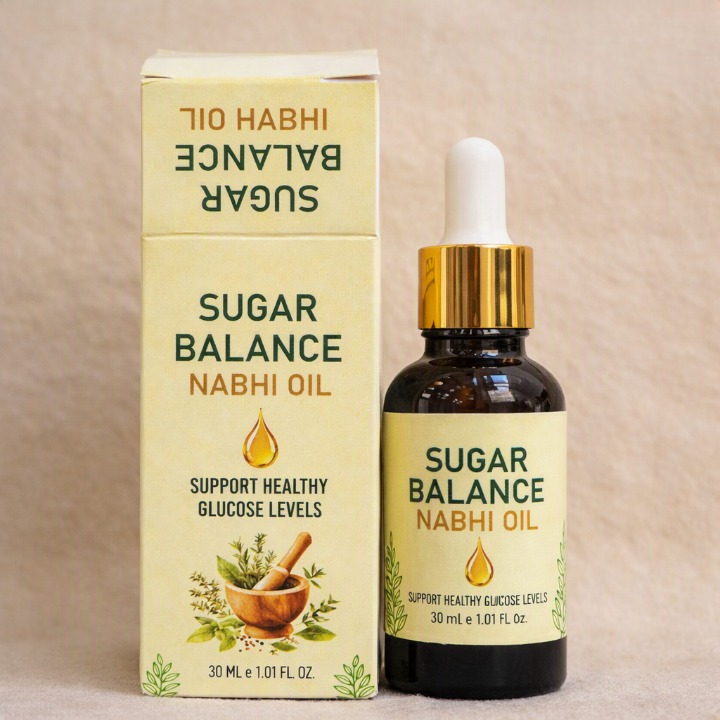 Sugar Balance Nabhi Oil | Herbal Belly Button Oil - 30ml view 3