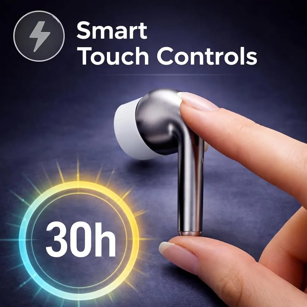 Buds Pro 10 Wireless Earbuds With ANC ENC Touch Controls Durable Reliable Hi Fi Stereo Sound Practical Choice For Music Calls Gaming And Travel view 2