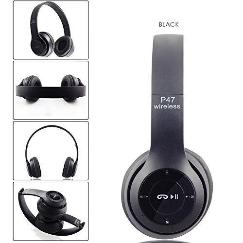 P47 Wireless High Quality Bluetooth Foldable Headset With Microphone FOR All cell phones and laptop used view 4