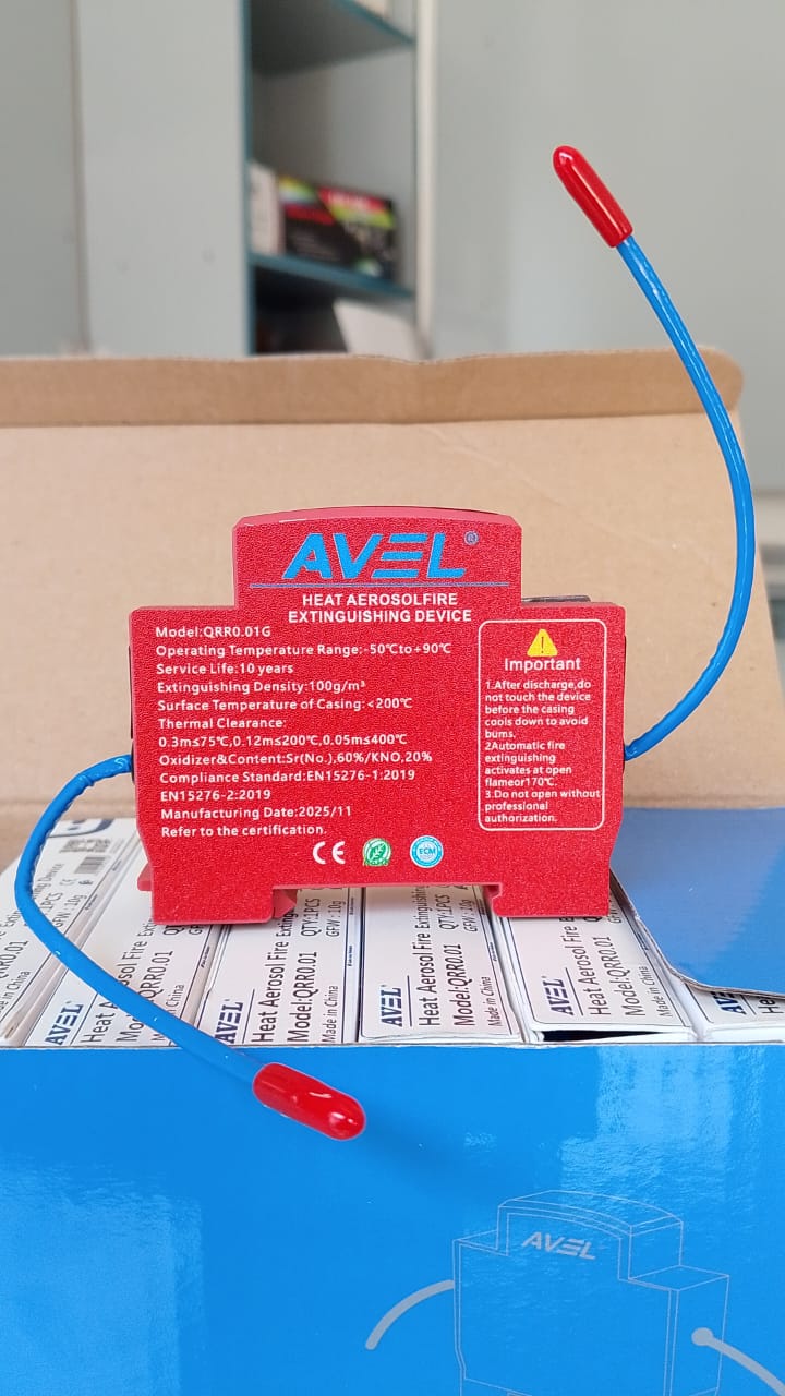 AVEL Heat Aerosol Fire Extinguishing Device Automatic Fire Suppression System QRR0.01G thumbnail 2