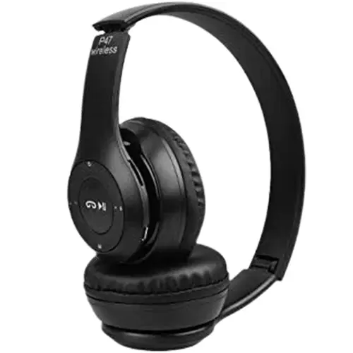 P47 Wireless High Quality Bluetooth Foldable Headset With Microphone FOR All cell phones and laptop used view 3