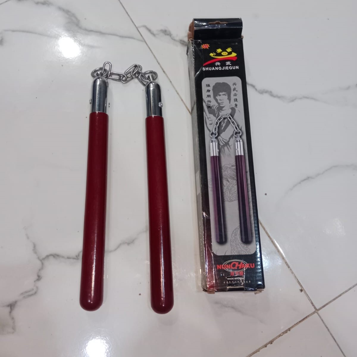 Shuangjiegun Nunchaku - Sporting Goods Product Designed For Training And Daily Exercise Routine view 3