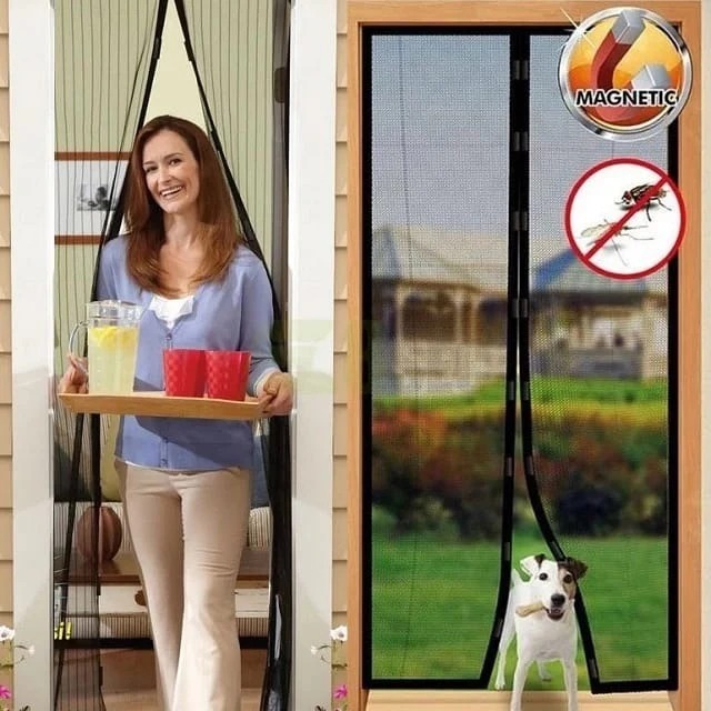 Magnetic Mosquito Mesh Door Curtain – Easy Install Fly & Insect Protection Screen view 4