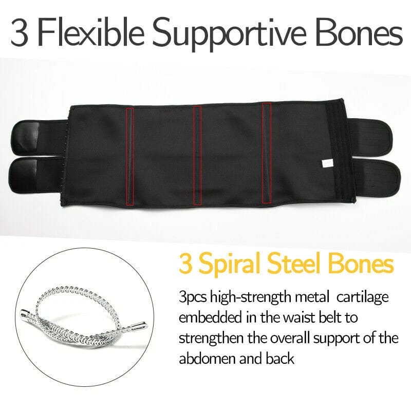 Waist Trainer Slimming Belt Body Shaper – Tummy Control & Waist Trimmer for Men & Women