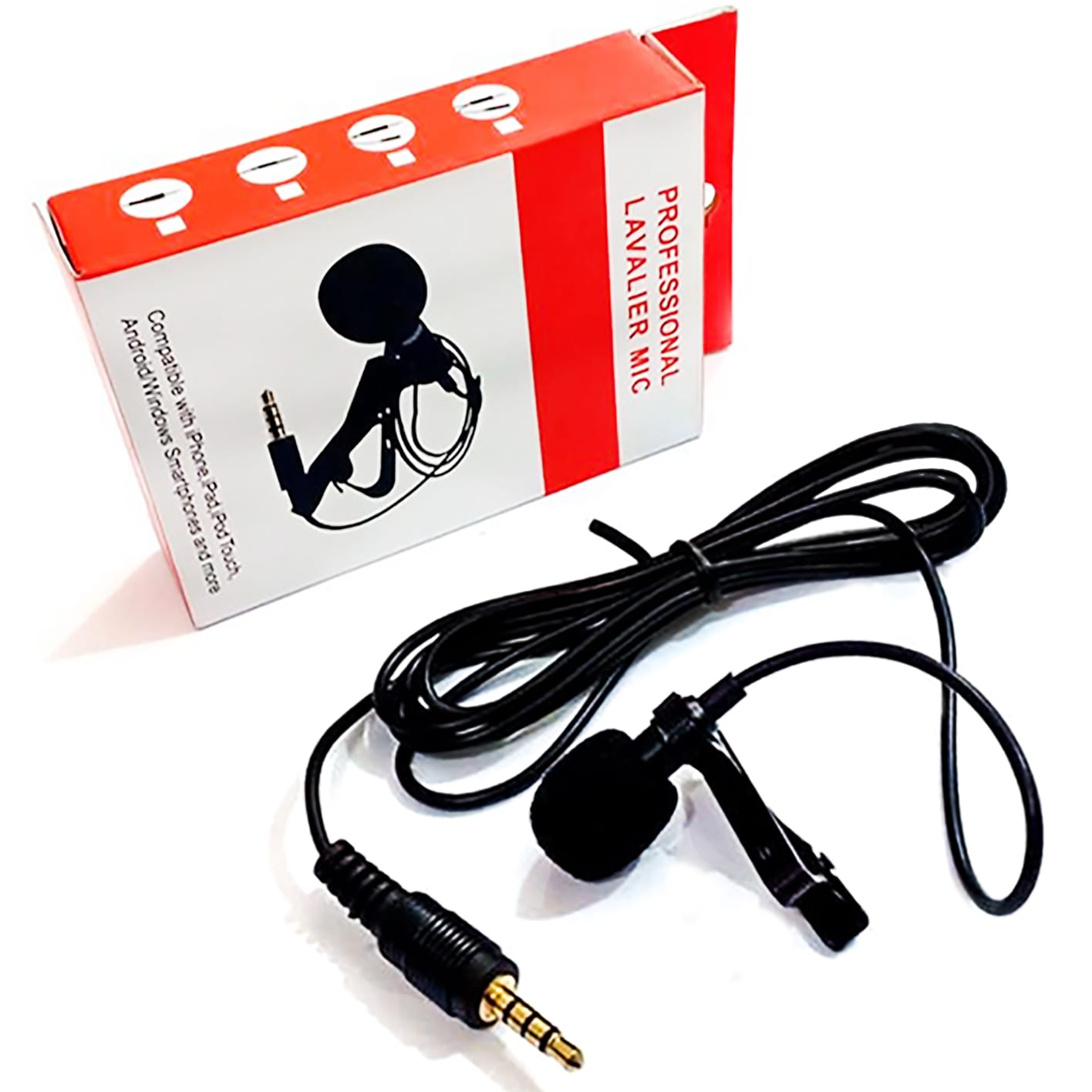Professional Lavalier Microphone for TikTok & Blogging – Clip-On Wired Mic view 4