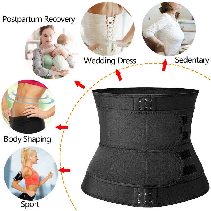 Waist Trainer Slimming Belt Body Shaper – Tummy Control & Waist Trimmer for Men & Women view 3