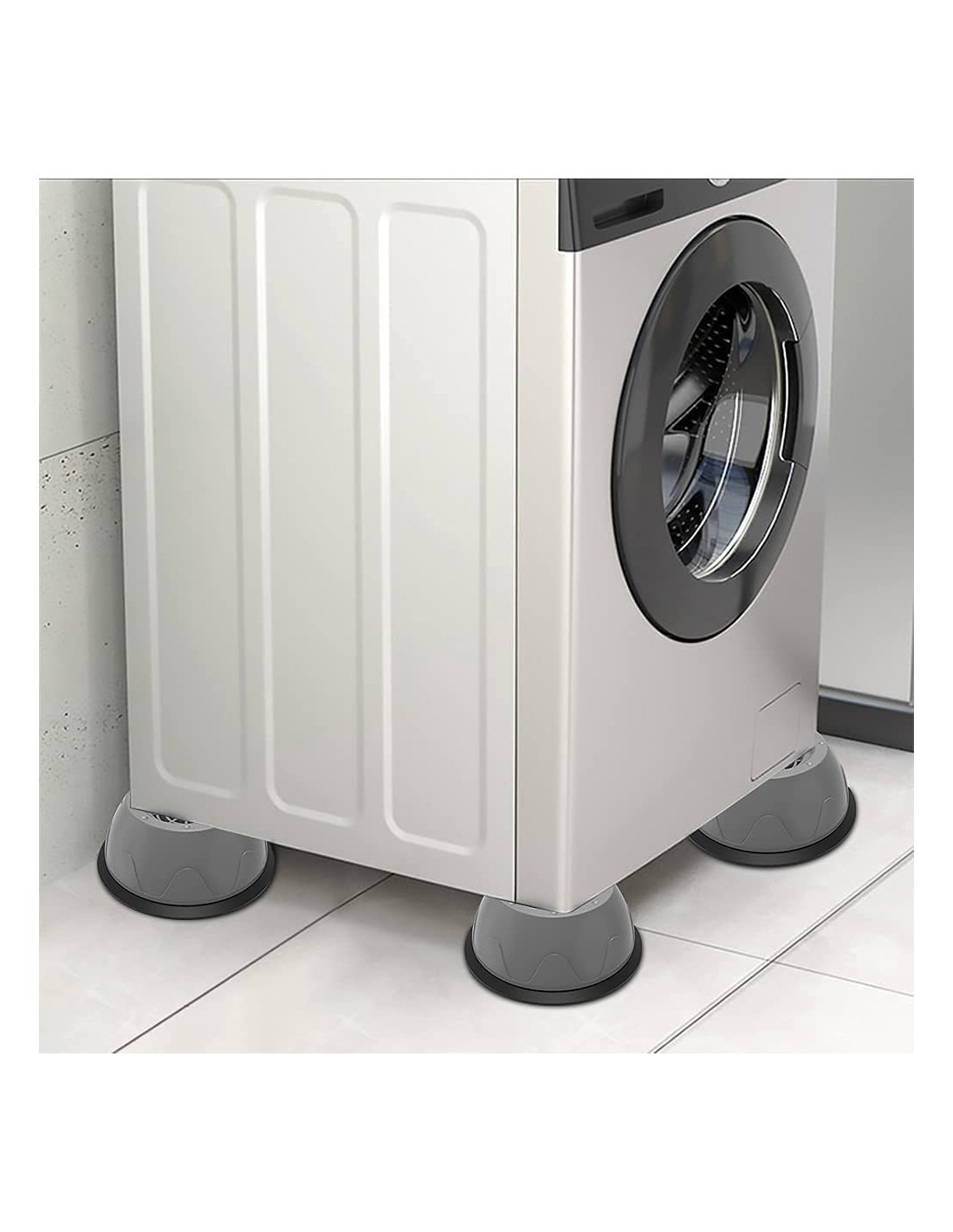 Washing Machine Anti-Vibration Pads Set of 4 – Non-Slip Shock Absorbing Floor Protectors view 2