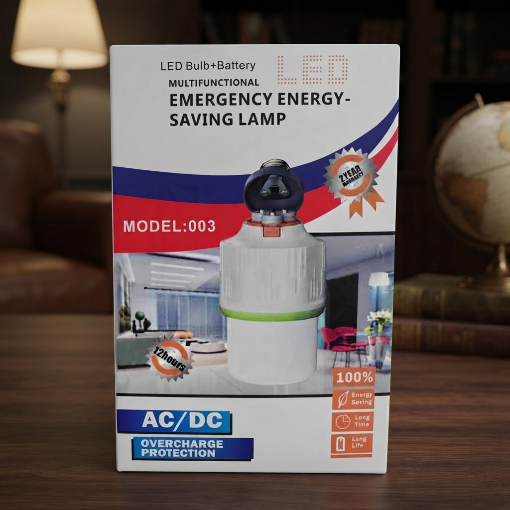 Multifunctional LED Emergency Energy-Saving Lamp (Model: 003) - Lighting Product Designed For Illumination And Daily Lighting Routine
