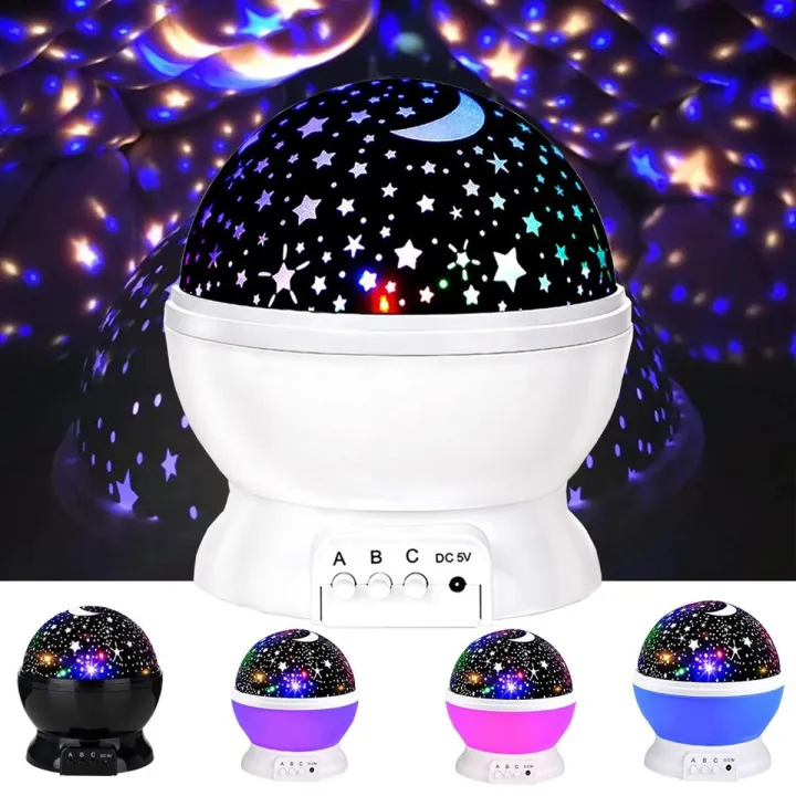 Star Master Rotating Night Light Projector – Starry Sky LED Projector Lamp for Bedroom Decor view 3