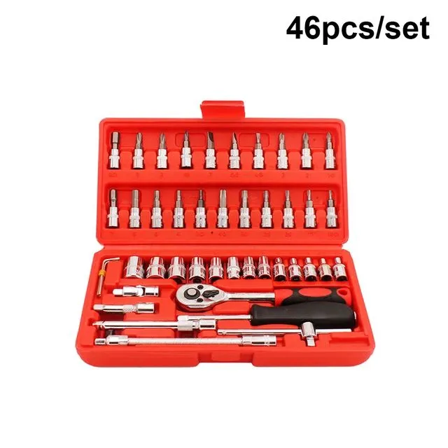 46 Pcs Toolkit for Bike Repairing, Maintenance, Home Repairs & DIY Use thumbnail 4