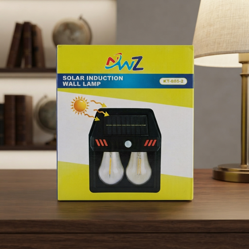 DWZ Solar Induction Wall Lamp (Model: KT-885-2) - Lighting Product Designed For Illumination And Daily Lighting Routine view 2