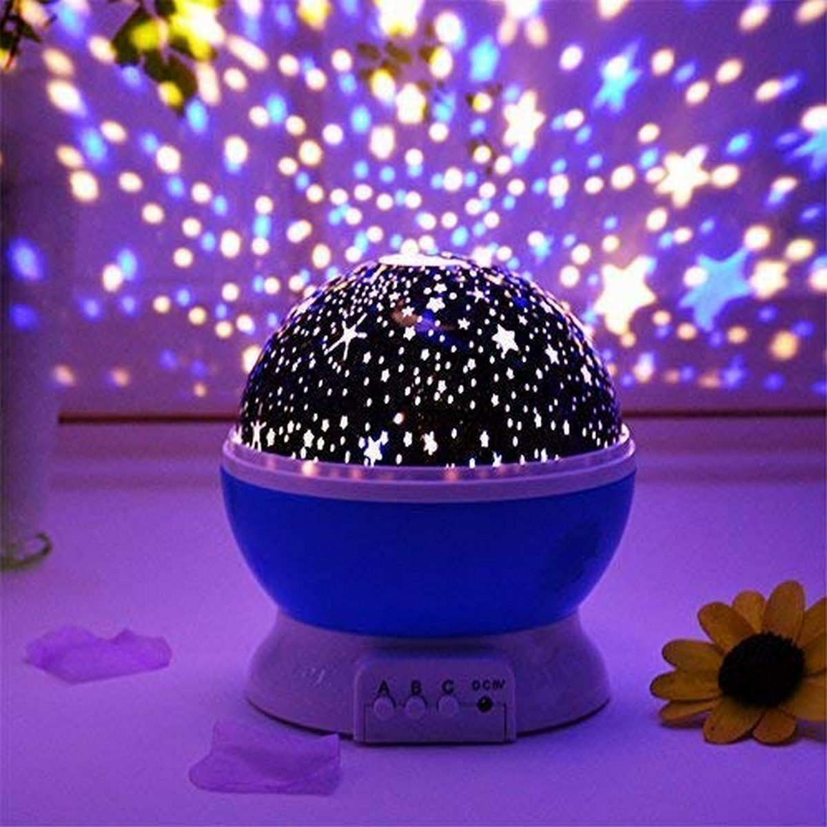 Star Master Rotating Night Light Projector – Starry Sky LED Projector Lamp for Bedroom Decor