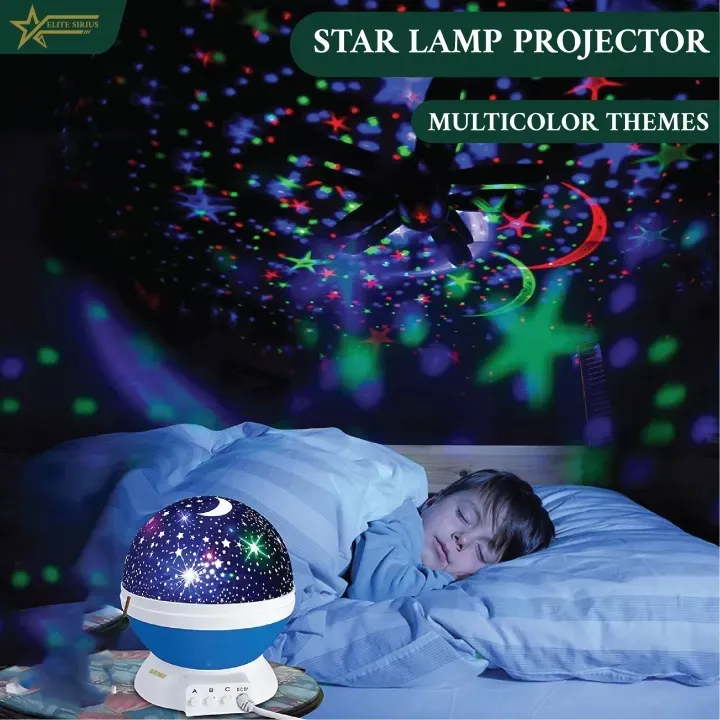 Star Master Rotating Night Light Projector – Starry Sky LED Projector Lamp for Bedroom Decor view 2