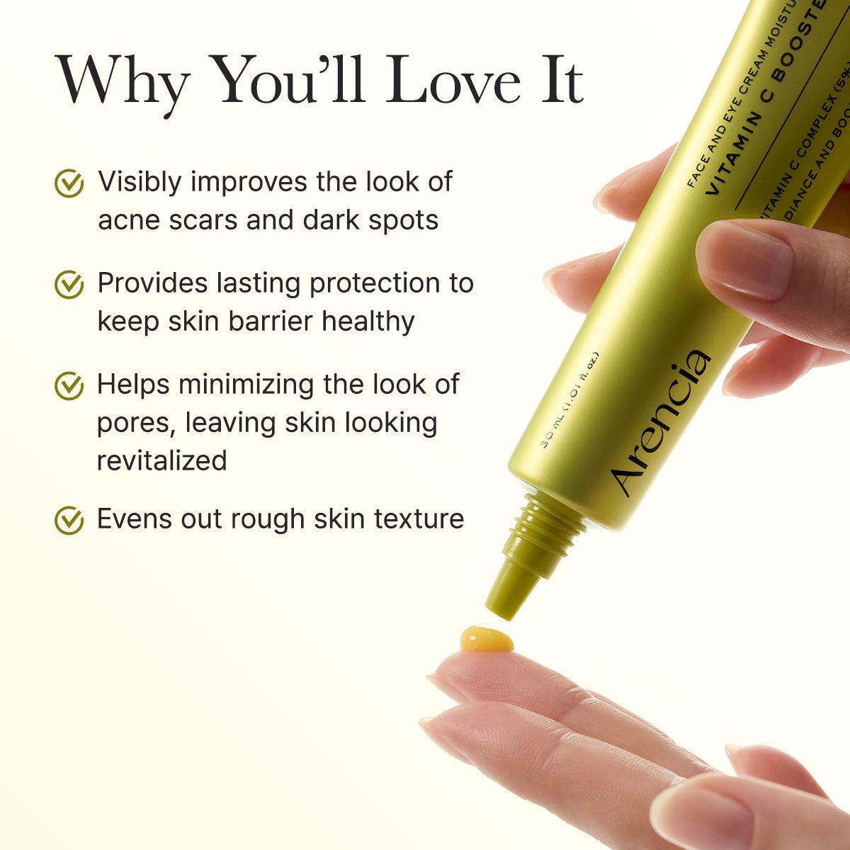 Arencia Vitamin C Booster Shot – Radiance Boosting Face Moisturizer - 30ml view 3