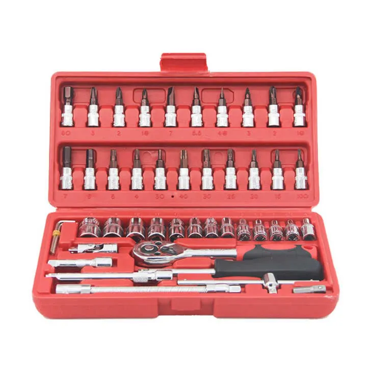 46 Pcs Toolkit for Bike Repairing, Maintenance, Home Repairs & DIY Use thumbnail 2