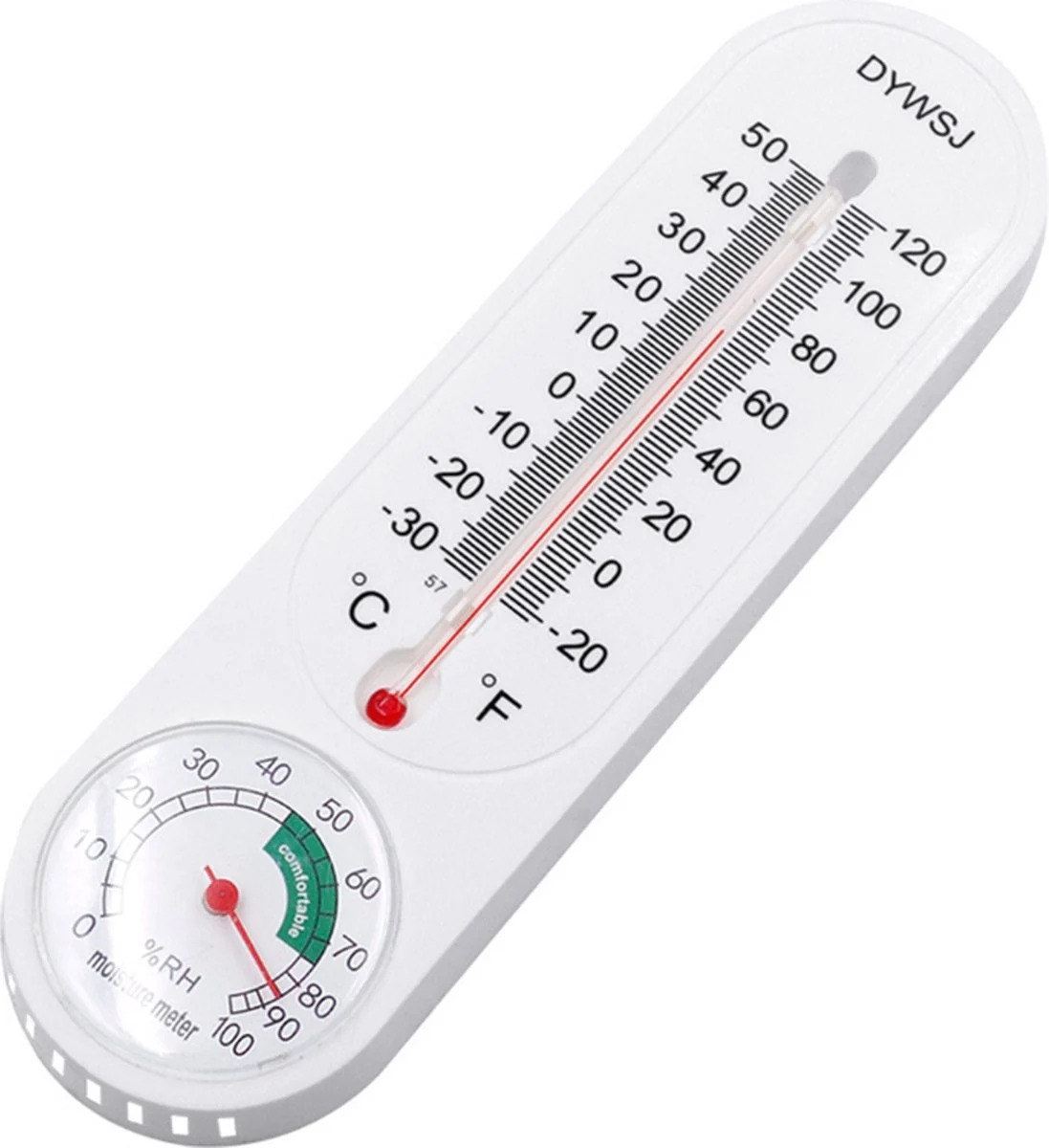 Wall Mounted Thermometer Hygrometer Moisture Meter Plastic Wall Hanging Thermometer for Indoor Outdoor Home Garden Greenhouse Planting Humidity , Incubator households, laboratories, vegetable greenhouses, agriculture, Temperature Meter Instrument view 2