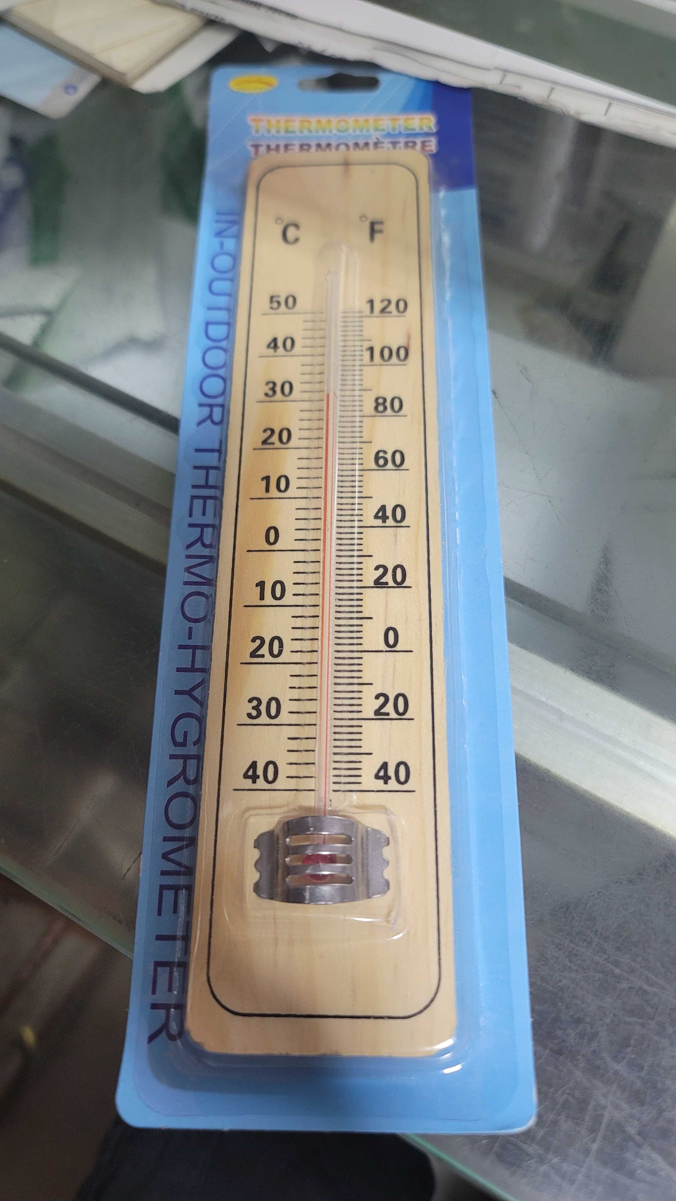 Wall Thermometer Wood Room Temperature Meter Durable Reliable Easy To Read Practical Choice For Home Office Garden And Laboratory Use view 2