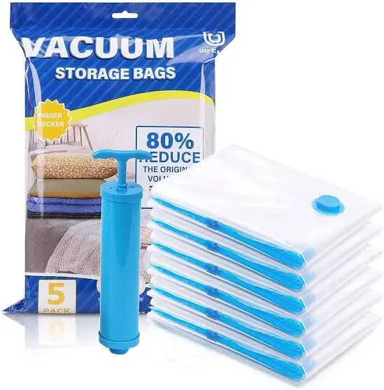 Vacuum Storage Bags with Hand Pump – Space Saving Compression Bags view 3