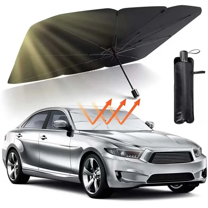 Car Windshield Sun Shade Umbrella – Foldable UV & Heat Protection view 3