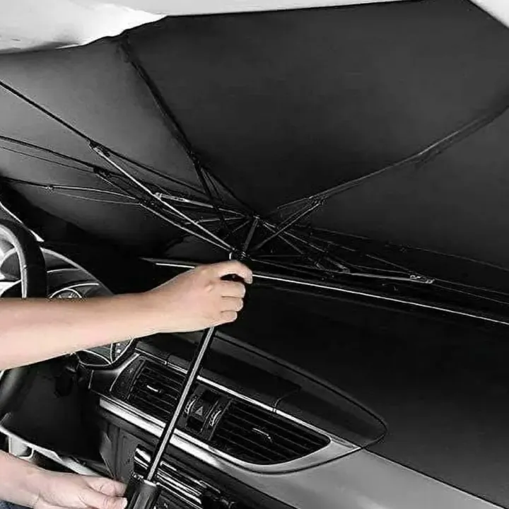 Car Windshield Sun Shade Umbrella – Foldable UV & Heat Protection view 2
