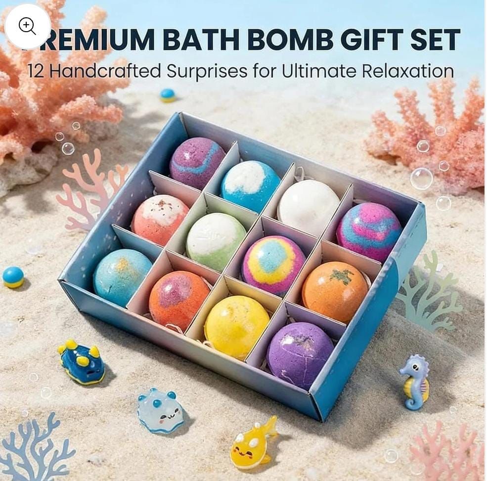Hidden Surprise Bath Bombs For Kids Make bath time more exciting with Hidden Surprise Bath Bombs for Kids