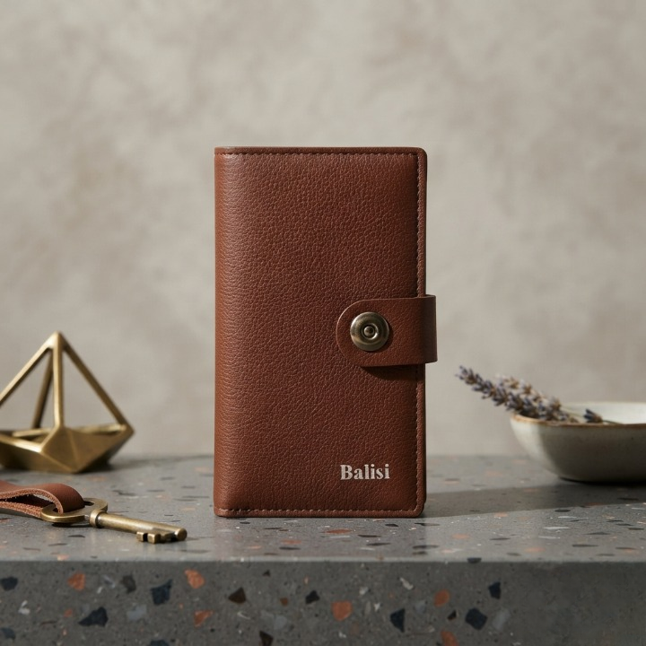 Balisi Men’s Premium Wallet Stylish Durable Leather Slim Practical Choice For Cash Cards Everyday Use Casual And Formal Occasions view 2