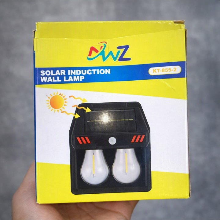 NWZ Solar Induction Wall Lamp KT-885-2 – Solar Powered Outdoor Lighting for Wall Mounting view 2