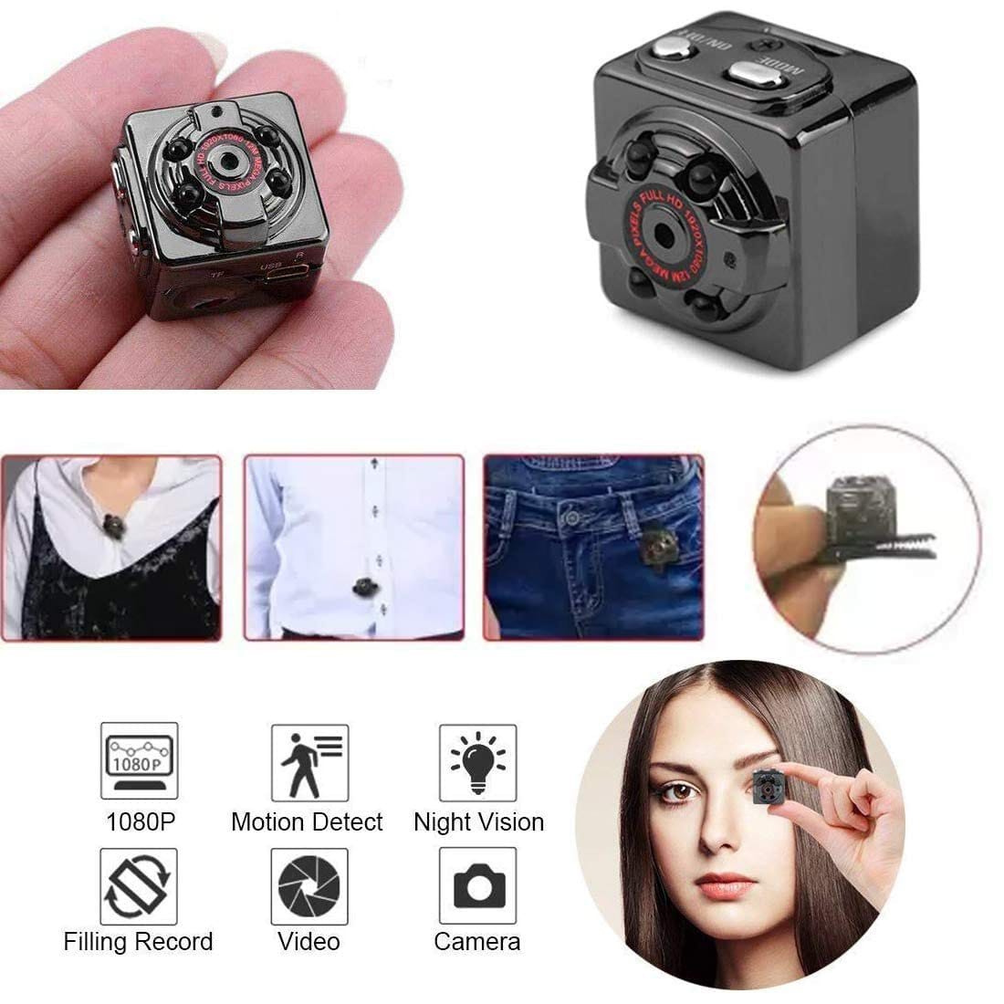 SQ8 Mini Hidden DV Camera 1080P Full HD Spy Camera & Car DVR - Electronic Product Designed For Recording And Daily Video Routine ~ Rechargeable thumbnail 4