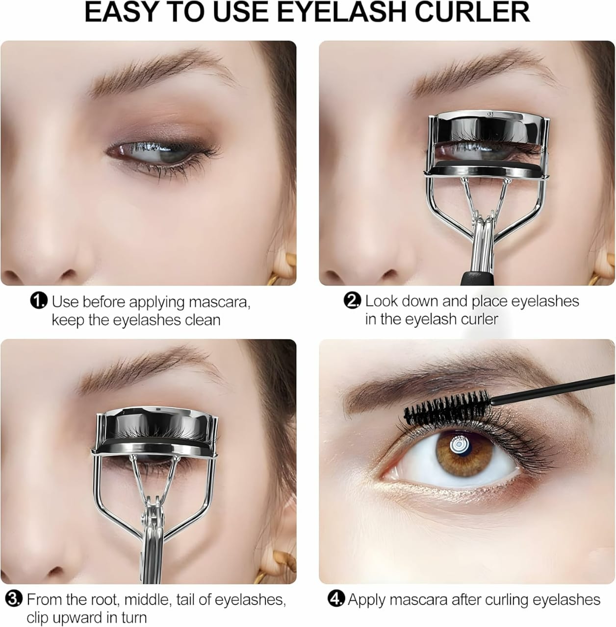 Professional Eye Lash Curler - Cosmetic Product Designed For Eye Care And Daily Makeup Routine (Random Color) thumbnail 4