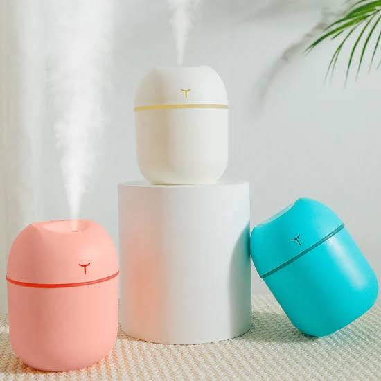 Mini Cute Air Humidifier With RGB Light | Mute Humidifier For Room & Office | 220ML Water Capacity thumbnail 4