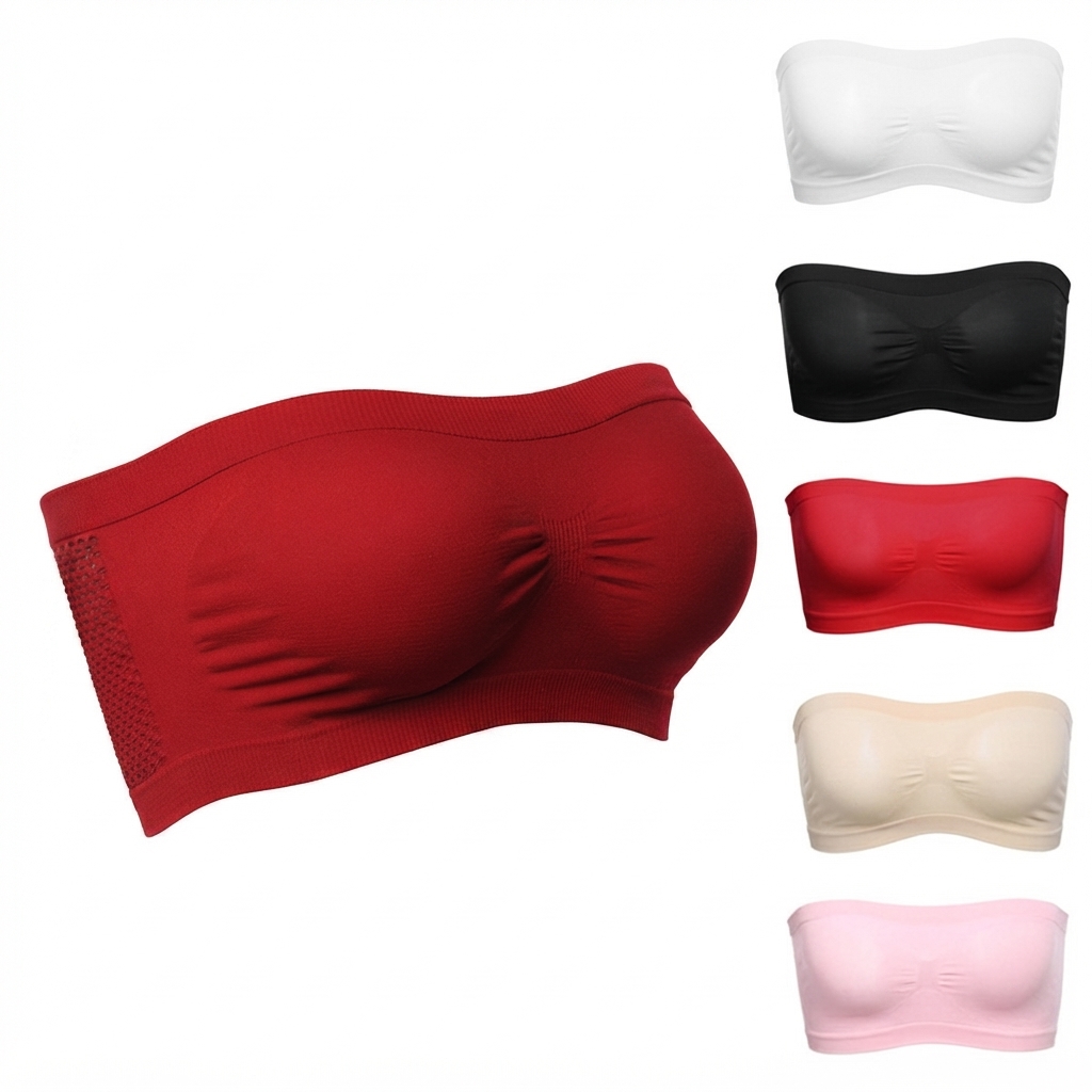 Girls New Style Seamless Strapless Bra Free Size - Buy Online in Pakistan at Zenbu Store