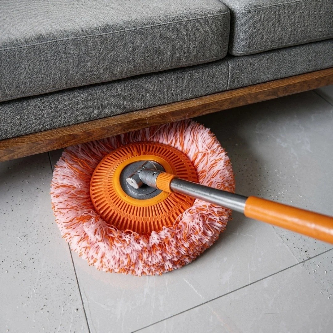 360 Degree Rotatable Adjustable Cleaning Mop Durable Lightweight Easy To Use Practical Choice For Efficient Home And Office Floor Cleaning thumbnail 2