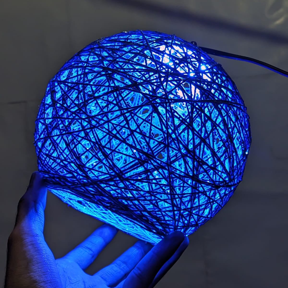 String Ball Lamp - Home Decor Product Designed For Lighting And Daily Interior Decoration Routine (Random Color)) view 2